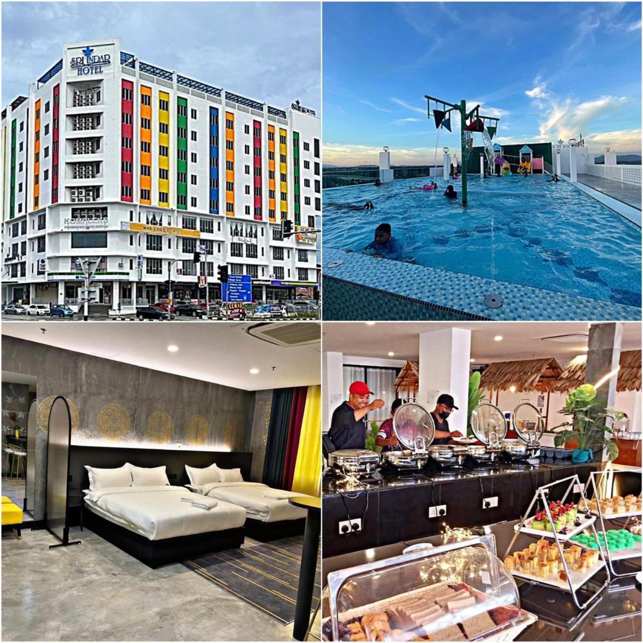 Sri Indar Hotel & Suites Parit Buntar Kültér fotó